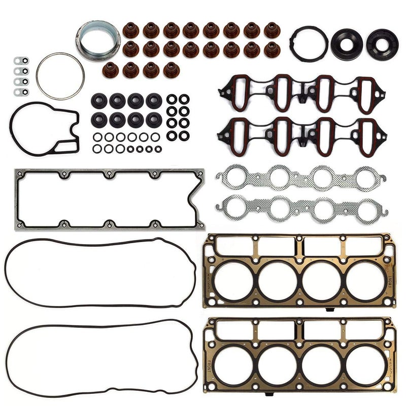 Vincos MLS Cylinder Head Gasket Set Compatible with Silverado Tahoe Express Suburban Sierra 1500 Yukon 4.8L 5.3L V8 OHV HS9292PT ES72220 - Image 1